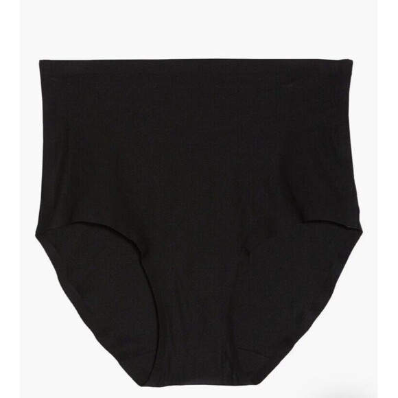 Chantelle High Waist Black Brief Soft Stretch Black One Size NWT - Picture 3 of 6